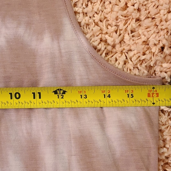 Purple and white tie dyed tank top. - Picture 12 of 12